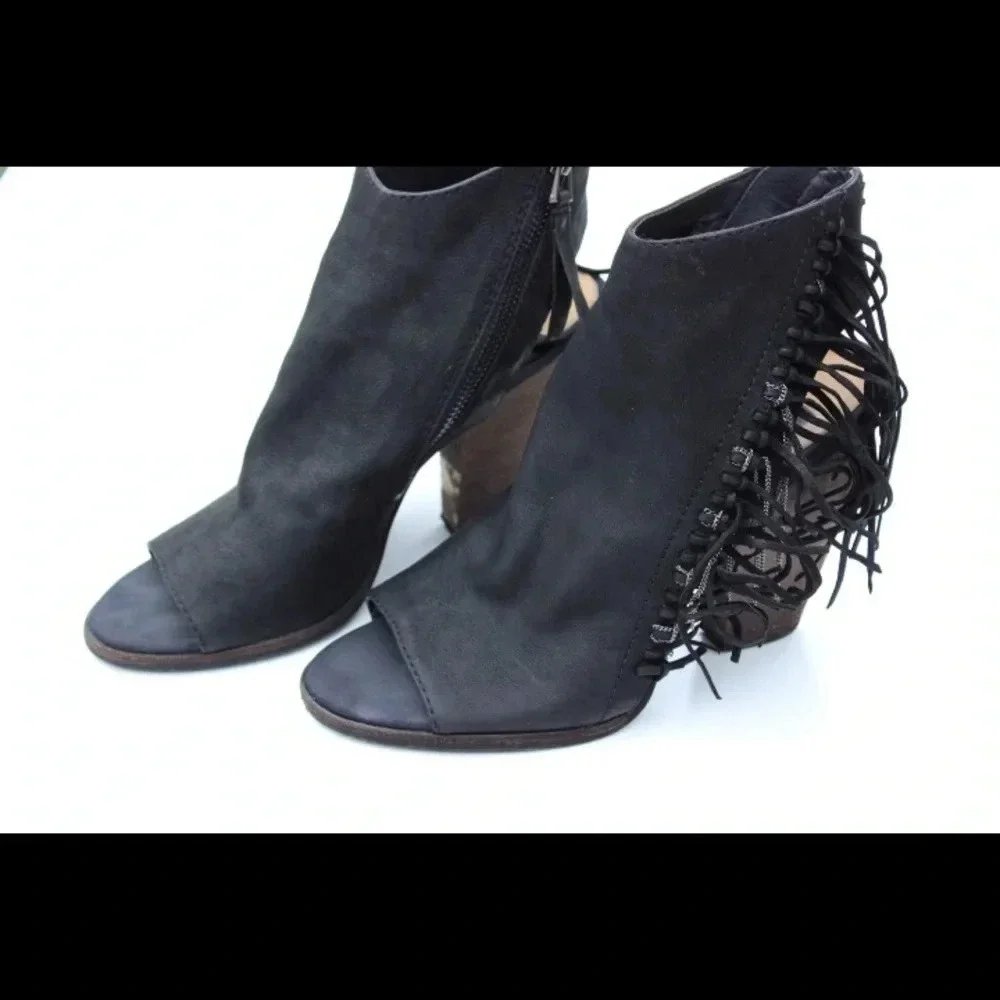 Dolce vita fringe booties
